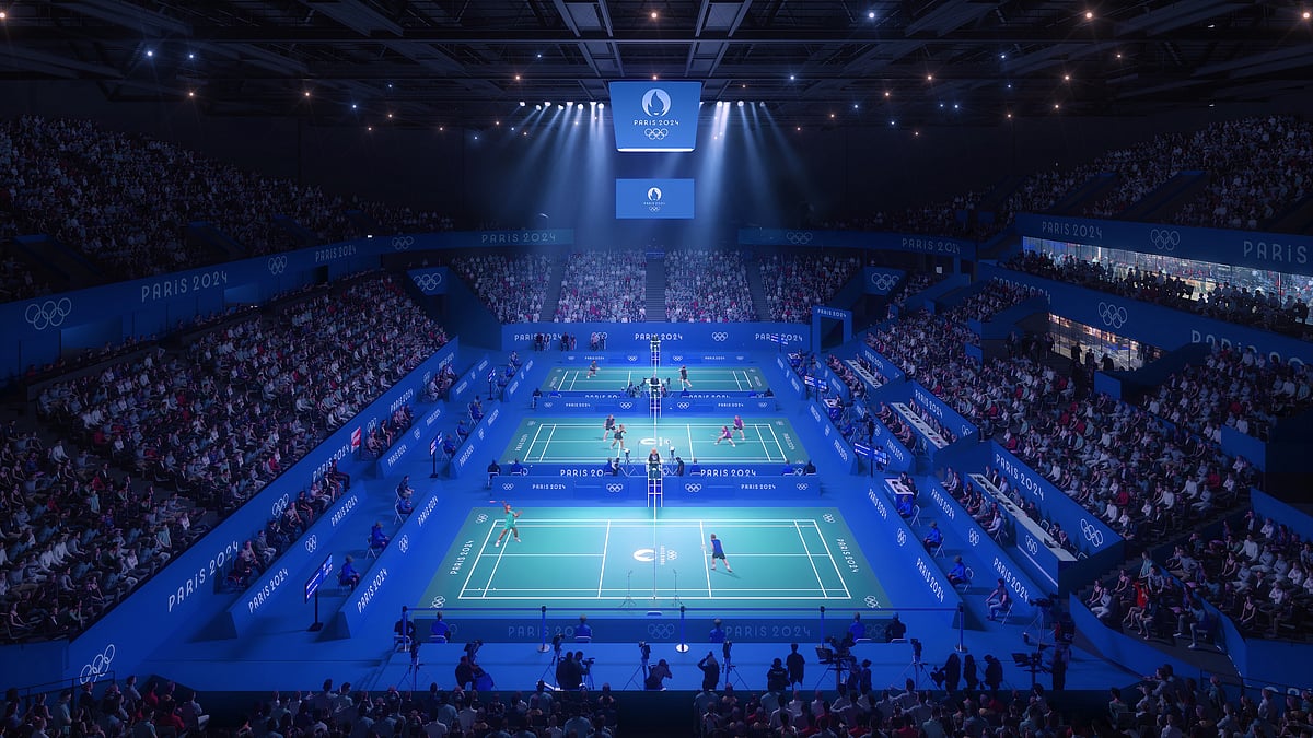 X | Paris 2024  : Reprsentative photo for Badminton 